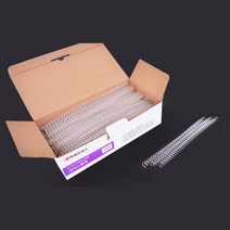 깔끔하고 편리한 제본용 크리스탈링 14mm 와이어제본기 제본용링 컬러코일링 종이표지 코일링 종이제본표지