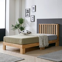 벨로스 고무나무 원목 퀸 사이즈 침대 프레임 매트리스, 2.벨로스 고무나무 원목 퀸 침대(고급형)