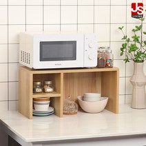 JS리빙 원목 주방 가구 전자 레인지 선반 렌지 밥통 정리대 1단 60*24*30 우드 온드-내추럴 디자인 가구-[모델명:EIG-546-DWJGJ-리빙JS], 온드 렌지대-2단