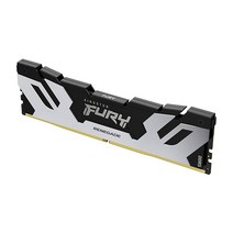 Kingston Fury 레니게이드 실버 16GB 6400MT/s DDR5 CL32 DIMM 데스크탑 메모리 싱글 모듈 | 인텔 XMP 3.0 | 오버클럭 안정성 | KF564C3, 6400 MHz