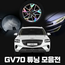 [플렉스해따] GV70 튜닝 악세사리 키케이스 트렁크매트 대쉬보드커버 키홀더 키케이스 몰딩 스티커 차량용품, NP_37 FC 도어포켓 몰딩