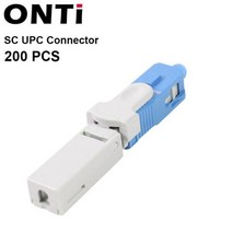 ONTi FTTH SC APC 광섬유 퀵 커넥터 UPC 고속 내장형 ESC250D, 200pcs SC UPC
