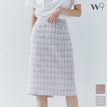 W9 [W] 트위드 H라인 스커트_TMWHB24Q31-T