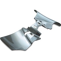 쿠리야킨 1317 오토바이 액세서리: 19992017 할리 데이비슨 다이나 오토바이용 열 디플렉터 안장 실드 반사 스모크 1쌍, 2000-2017 Softail