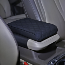 하이글로씨 차량용 팔걸이 콘솔 쿠션, 블랙(HG400), 2개