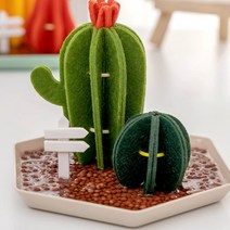 [오피스스쿨] 민화샵 펠트 가습기만들기 2종 택1 diy 펠트소품 미니가습기, 민화 펠트가습기_선인장