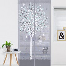 다샵 일체형 자석 프리미엄 현관 방문 모기장 방충망, 네추럴가든