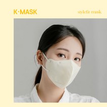 [케이마스크]여름철 숨편한 귀편한 보풀없는 스타일리쉬한 패션 컬러 마스크 6종(5매입) 국산 원자재 국내 생산 제품 100매, 파스텔 레몬, 중형 100매