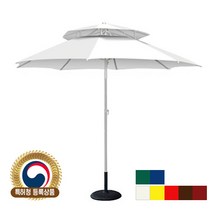 드림레저 FRP 파라솔 2700 (받침대 별매), 아이보리