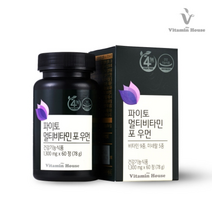 비타민하우스 파이토 멀티비타민 포우먼 1 300 MG X 60정 X 4병 비타민B 나이아신 엽산