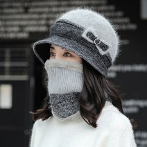 우리우리 노인 할머니 엄마 중년여성모자 효도선물 겨울털모자 예쁜모자