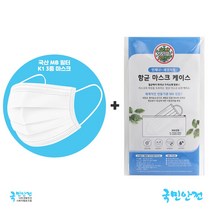 대한생활안전 국민마스크 쏘랜드코리아 위생안전 마스크 + 항균케이스