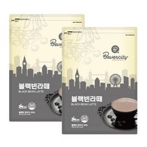 [천삼백케이] [메가커피] 세미 블랙빈라떼 파우더 500g 2개세트, 단품
