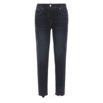 올리비아로렌 아울렛 이월 겨울 네이비 스키니 데님 팬츠 VVCMPVW9222