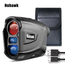 골프 레이져 거리 속도 측정기 Nohawk 다기능 레이저 망원경 깃발 잠금 경사 사냥 건설 단안, 없음, 21.3M02 Multifunctional  1000m