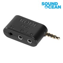 RODE SC6 로데 듀얼 TRRS 입력 헤드폰 출력 젠더