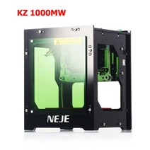 레이저 각인기 마킹기 마킹머신 마킹기 소형 각인 레터링 인쇄기 날인기 Neje dk-8-kz 150020003000mw 전문 diy 데스크탑 미니 cnc 레이저 조각기 커터 조각, 영국, KZ 1000MW