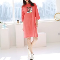 비바조이 [디즈니정품] 미키와 친구들 루즈핏 미니원피스 면 미키원피스