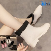 여성 기모 장화 겨울패션장화 미들부츠 3컬러 230-245