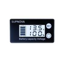 적산계 DC 배터리 전압계 8v100v 용량 표시기 전력계 리튬 납산 셀 LCD 디스플레이 테스터, 7-68V