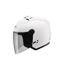 솔 헬멧 SOL 27S 솔리드 화이트 오토바이 바이크 오픈페이스 하프페이스 반모 스쿠터 PCX NMAX 포르자 XMAX, L