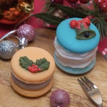 캔들바다 수제몰드 - 크리스마스 마카롱 & 뚱카롱 6종 필링 7종 (선택), [ 13번 - 레이어드 필링 ]