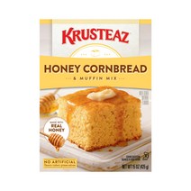 Krusteaz Honey Cornbread & Muffin Mix 크루스티즈 허니 콘브레드 & 머핀 믹스 425g X 2개, single