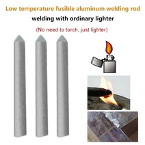 납땜 대용 접착제 도전성 에폭시 본드 알루미늄 분말 코어 용접봉 저온 알루미늄 용접봉, 6개