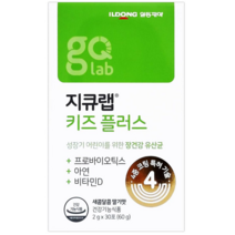 일동제약 지큐랩 키즈플러스 프로바이오틱스 30포 (1개월), 1개