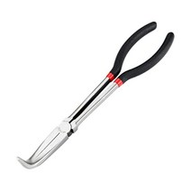 fogman Radio Pliers Long Tapered Tip Slim Tool Non-슬립 Slip Car (45 degrees), 90 degree