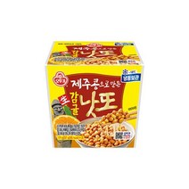 오뚜기 제주콩으로 만든 생감귤낫또 일본음식 간편식 건강식 171g 1세트, 28세트