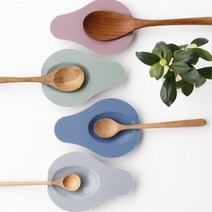 조리도구 국자 스푼 실리콘 받침 주방기물 키친툴 스패출러 신혼부부 가위 뒤집개, 그레이