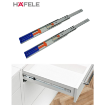 [조일아트] 헤펠레 3단 볼광폭 댐핑서랍레일 5종, 300mm