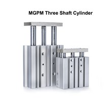 엔진 크레인 3 축 실린더 공압 가이드 에어 복동 MGPM 보어 12/16/20/.../100mm 스트로크 10/20/25/.../300mm, 11 MGPM12-175Z
