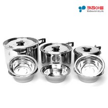 키친아트 코펠세트 3~4인용 캠핑용코펠 캠핑코펠세트