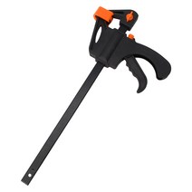 10 인치 목재 작업 바 클램프 빠른 래칫 릴리스 릴리스 속도 스퀴즈 DIY 핸드 도구, 5 인치