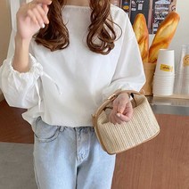 크로스백 여성가방 여자가방 휴가철 피서지 패션 미니 라탄백