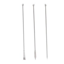 주방계량저울 측량저울 디지털저울 3pcs 스테인레스 스틸 시약 Premiun 마이크로 실험 샘플링, 한개옵션2, 한개옵션0, 한개옵션1