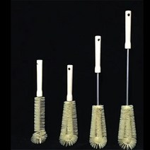 통솔 정수기 물통 용기 세척 전용솔 좁은 구멍 청소 세척, 1개, 화이트 61cm 나무 손잡이 브러쉬 하나