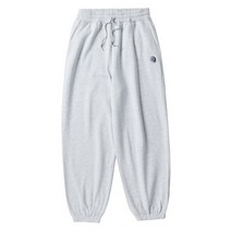 [국내매장판] 트래블 칸투어 로고 저지 조거 팬츠 헤더 그레이 CONTOUR LOGO JERSEY JOGGER PANTS HEATHER GRAY 바람막이 아웃도어 상의 하의 신발