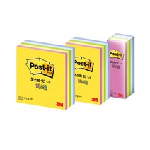 Post-it 포스트잇 큐브 노트 파스텔 포스트잇 점착식 메모지, 76X76, 1개