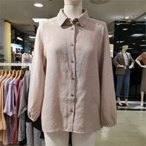 데이텀 NC08 소매퍼프 A라인 블라우스 DABW229G2