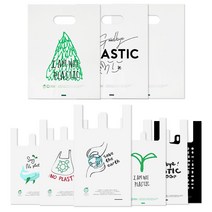 친환경 포장봉투 생분해비닐 자연분해 쇼핑백, 링봉투, 1-1) 무지 (20x30) 소 100장