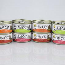 아이엠캣 유산균 고양이캔 80g 24개 한박스 / 고양이 주식캔, 콤보세트(그레이비)24개