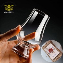 [2P선물포장] 위스키 테이스팅 노징 글라스 173ml 2P 세트, 잔2P+엽서