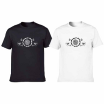 시크점빵 그림 디지털프린팅 인쇄티셔츠 커플티 반팔티 오버핏