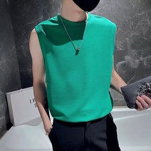 남성 캐주얼 스포츠 조끼 남성 여름 얇은 민소매 티셔츠 2022 자켓 조끼 조끼