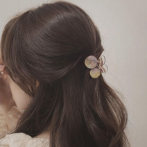 [초콜리트쥬얼리] 쥬디스 셀룰로오스 앵두 체리 비비드 미니 반머리 헤어 집게핀 10color