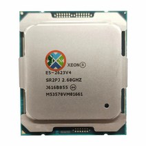 E5-2623V4 제온 E5 2623V4 2.60GHZ 4 코어 10MB SmartCache 2623 V4 FCLGA2011-3 TPD 85W E5-2623
