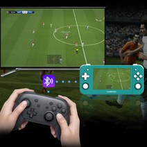 RG505 ANBERNIC 앤버닉 휴대용 레트로 게임기, 옐로우, 본체+256G